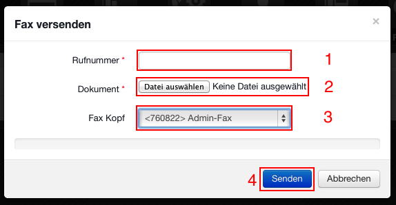 Abbildung screenshots/Dashboard/Fax-versenden-bea.png
