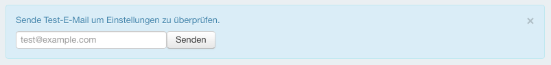 Abbildung screenshots/System/Einstellungen/Test-Mail.png